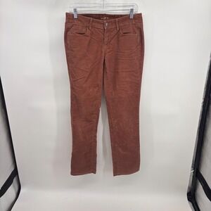 LOFT Ann Taylor Corduroy Pants Womens 27/4 Modern Straight Leg Brown‎